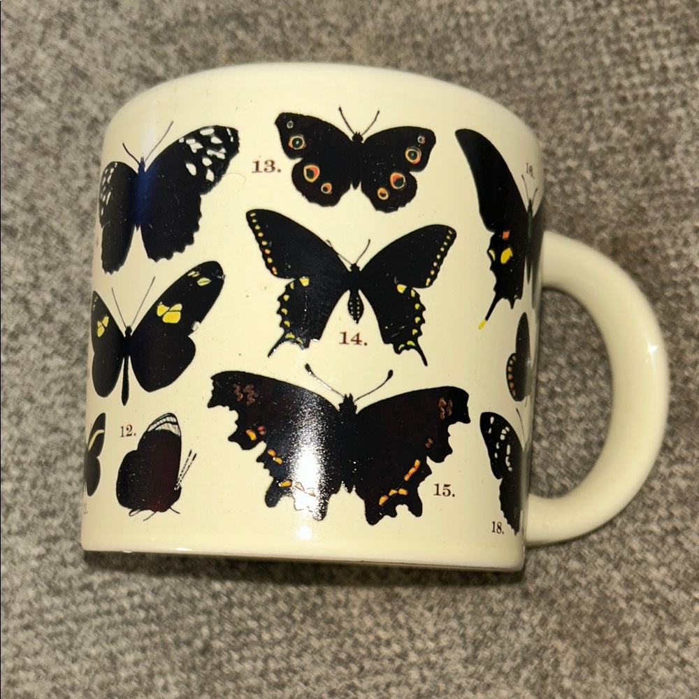 Butterfly Print Mug